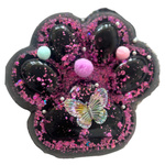 GNIOTEK ANTYSTRESOWY KOCIA ŁAPKA Z POSYPKĄ ZABAWKA SENSORYCZNA ANTYSTRESOWA