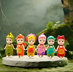 LALKA MINI FIGURKA KOLEKCJONERSKA SONNY ANGEL DINOZAURY LALECZKA NA TELEFON