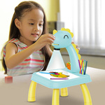 MAGICZNY STOLIK DO MALOWANIA Z PROJEKTOREM TABLICA DO RYSOWANIA DUŻA XL