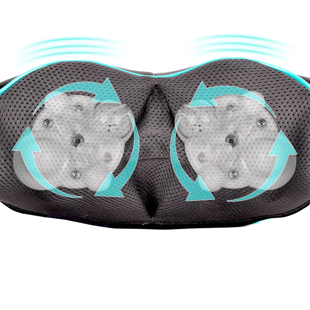 MASAŻER SZYI KARKU RAMION PLECÓW SHIATSU GŁOWICE SPRĘŻYNUJĄCE DZIEŃ MATKI