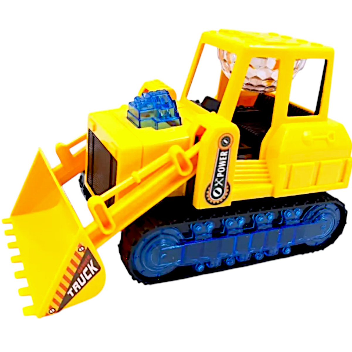 SPYCHACZ BULDOŻER KOPARKA ŚWIECI DŹWIĘK JEŹDZI MASZYNA BUDOWLANA DLA DZIECI