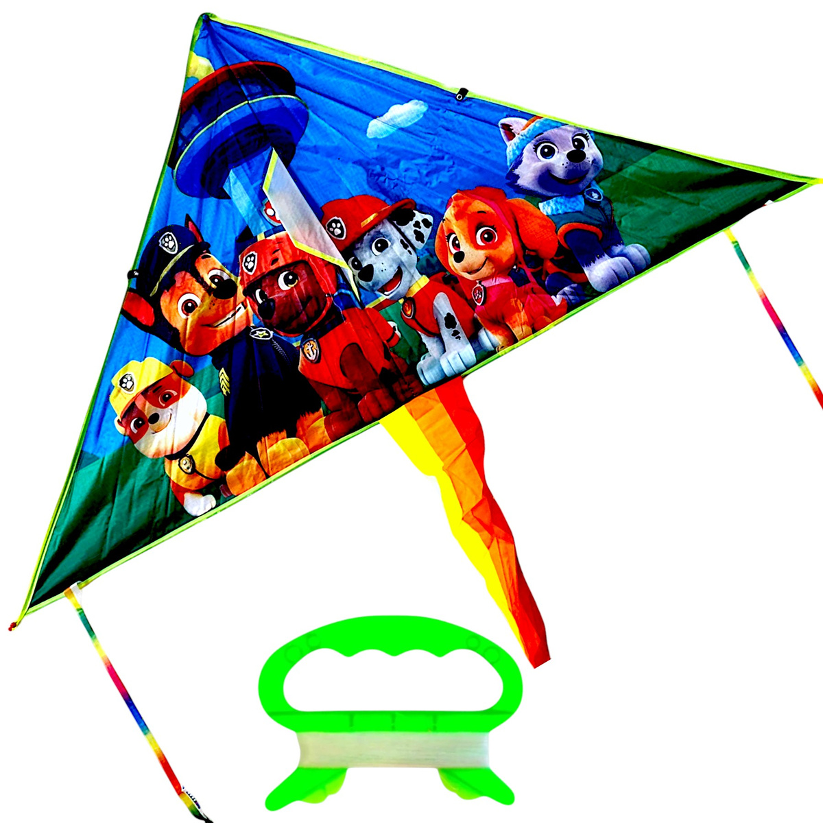 PSI PATROL MEGA DUŻY LATAWIEC DLA DZIECI XXL 130 x 64 CM EKIPA PIESKÓW BAZA