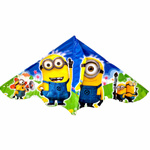 DUŻY LATAWIEC DLA DZIECI MINIONKI 120x60 CM XXL MINIONS GRU DRU + ŻYŁKA