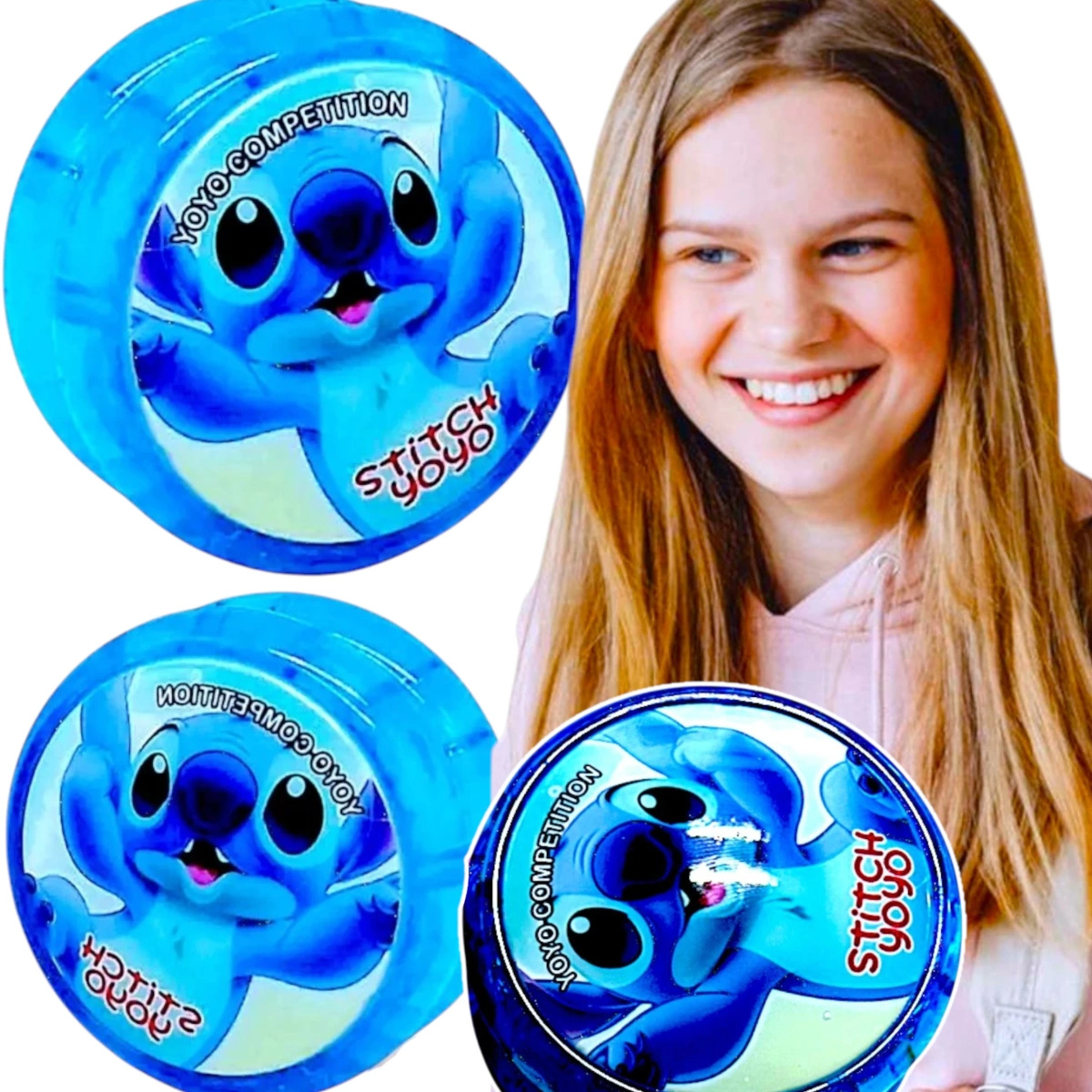 ŚWIECĄCE JOJO LILO I STICH YO-YO ZABAWKA ZRĘCZNOŚCIOWA STICH WZORY ŚWIECI