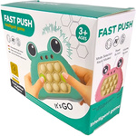 GRA ELEKTRONICZNA POP IT ZRĘCZNOŚCIOWA ANTYSTRESOWA ŻABKA POPIT KONSOLA 