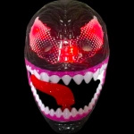 MASKA VENOM ŚWIECĄCA DLA DZIECI ŚWIECI PRZEBRANIE NA BAL KOSTIUM Z JĘZYKIEM