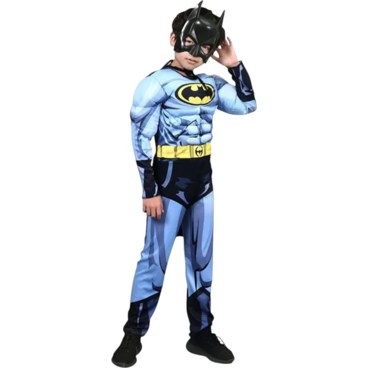 BATMAN Strój Dla Chłopca Kostium wersja Deluxe 122-128