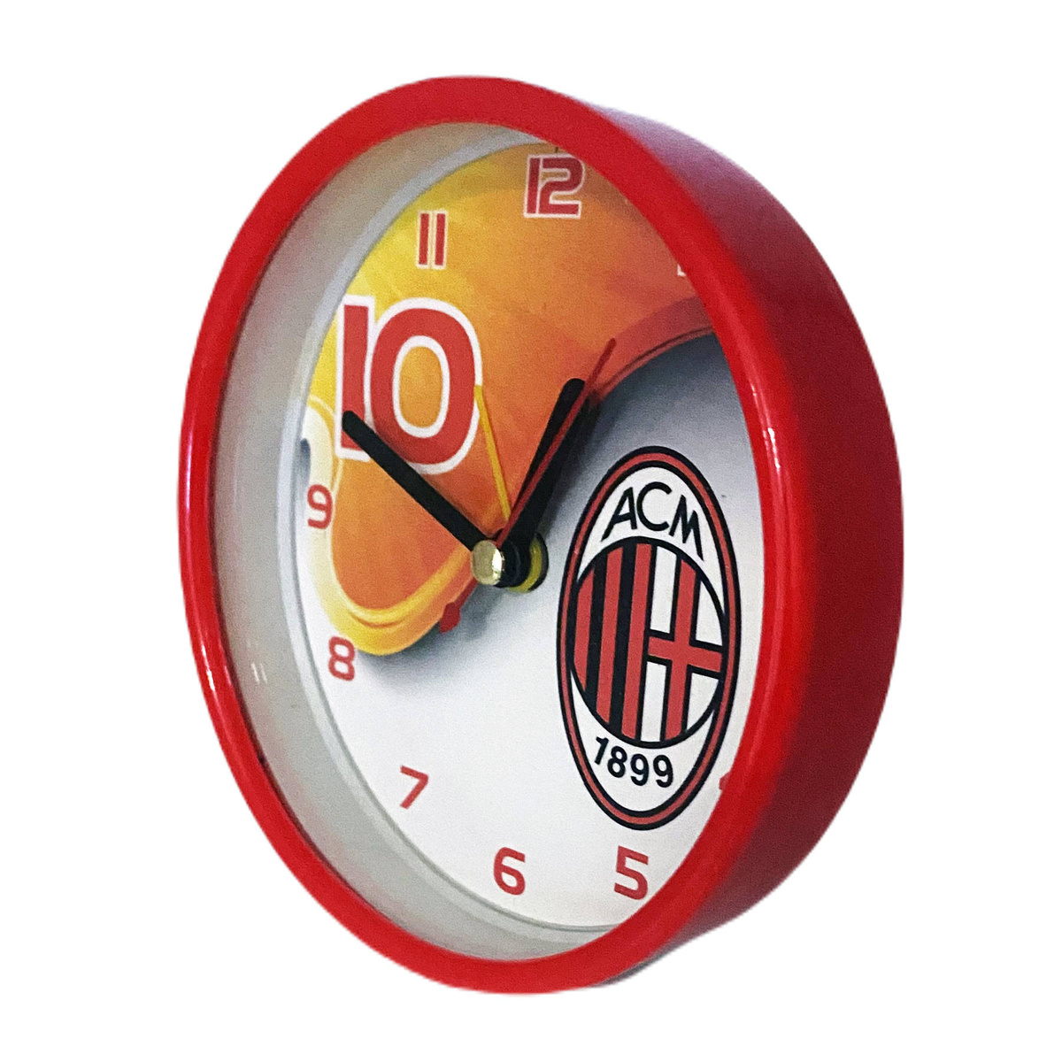 ZEGAREK DLA KIBICA BUDZIK ZEGAR A.C. MILAN DLA FANÓW DRUŻYNY Z MEDIOLANU