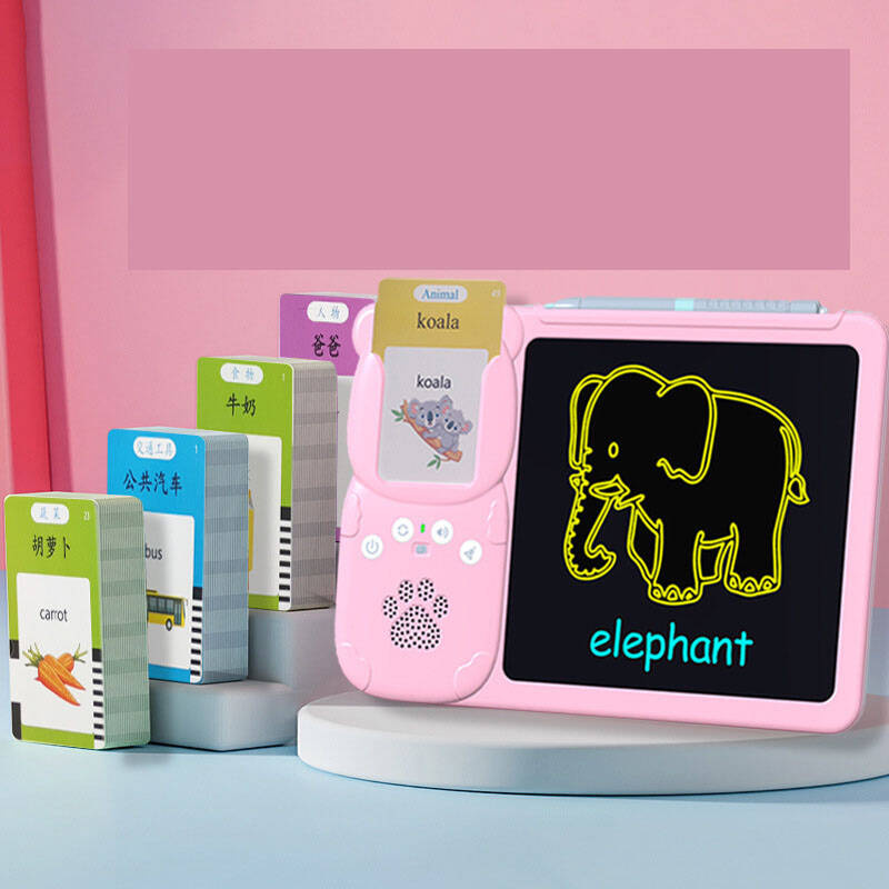 TABLET DO RYSOWANIA + CZYTNIK KART DO NAUKI ANGIELSKIEGO 224 SŁÓWKA EDU 2w1