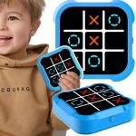 GRA KÓŁKO I KRZYŻYK ELEKTRONICZNA GRA LOGICZNA DLA DZIECI 4 TRYBY GRY