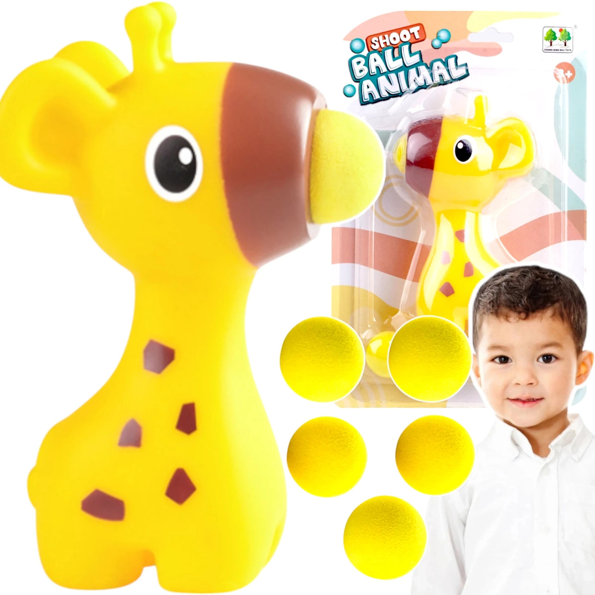 GNIOTEK WYRZUTNIA PIŁEK ZABAWKA SENSORYCZNA DLA DZIECI ANTYSTRESOWA