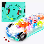 INTERAKTYWNY SAMOCHÓD LED AUTO DLA DZIECI ZABAWKA JEŹDZI ŚWIECI GRA DŹWIĘK