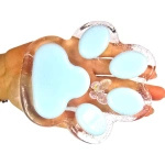 GNIOTEK ANTYSTRESOWY KOCIA ŁAPKA Z MOTYLEM ZABAWKA SENSORYCZNA ANTYSTRESOWA