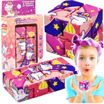 KOSTKA NIESKOŃCZONOŚCI ANTYSTRESOWA JEDNOROŻEC FIDGET UKŁADANKA LOGICZNA