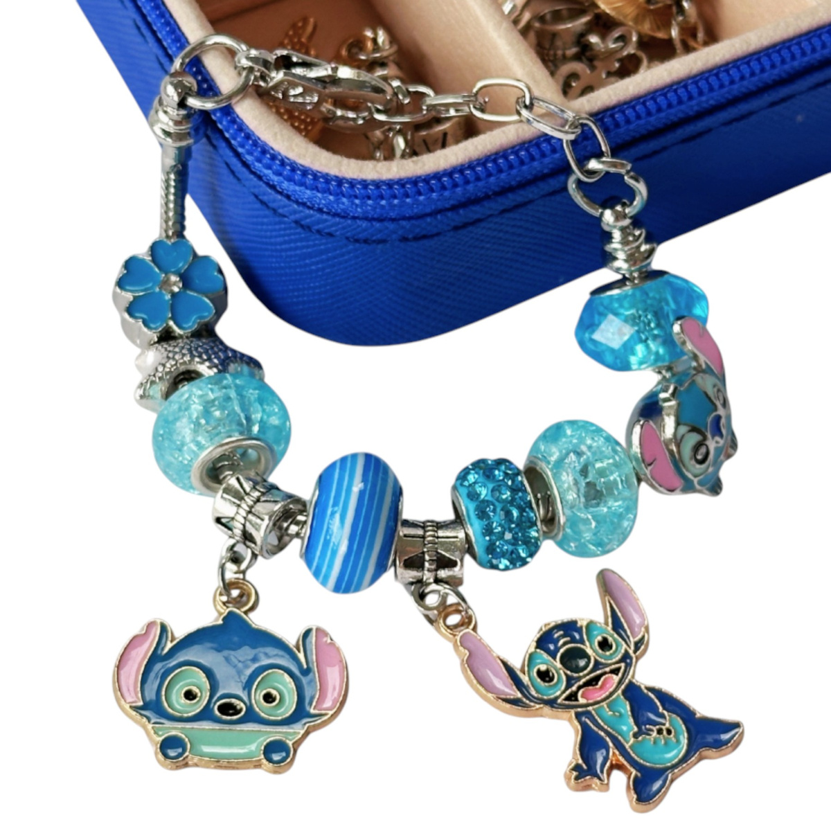 Zestaw do tworzenia bransoletek i naszyjników - Lillo i Stich