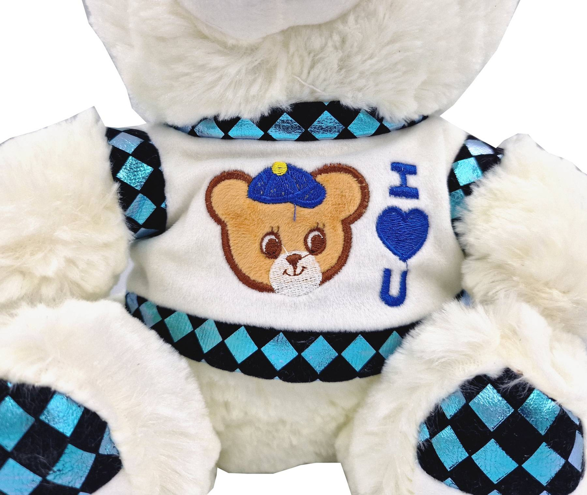 MASKOTKA DUŻY MIŚ PLUSZOWY BIAŁY MIĘKKA PRZYTULANKA PLUSZAK 30CM NA PREZENT