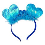  OPASKA NA GŁOWĘ DLA DZIEWCZYNKI KORONA BŁĘKITNA