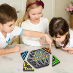 TRIGGLE STRATEGICZNA GRA PLANSZOWA TRÓJKĄTY GUMKI 3D GRA ŁAMIGŁOWKA PIONKI