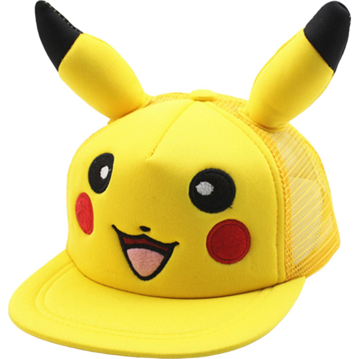 CZAPKA Z DASZKIEM POKEMON PIKACHU DUŻE USZY REGULOWANA DLA DZIECI FULL CAP