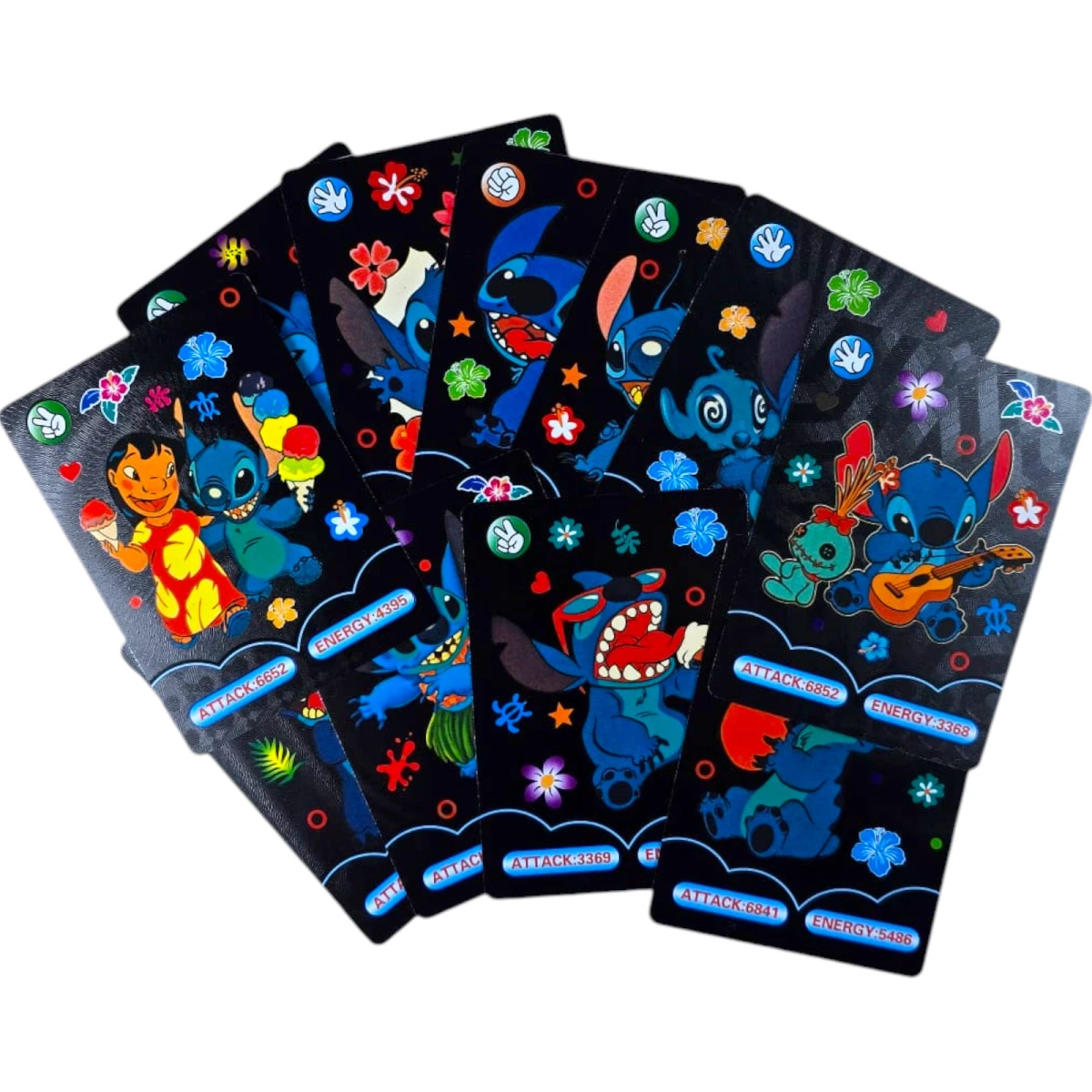 LILO I STICH KARTY KOLEKCJONERSKIE DO GRY 55 SZTUK EDYCJA SPECJALNA CZARNE