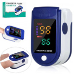 PULSOMETR POMIAR MONITOR TĘTNA NA PALEC PULSOKSYMETR LED DUŻY WYŚWIETLACZ