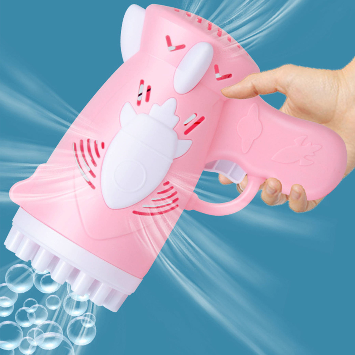 PISTOLET NA BAŃKI MYDLANE MASZYNKA DO BANIEK DUŻA WYRZUTNIA AKCESORIA PŁYN