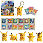 POKEMON SASZETKA NIESPODZIANKA FIGURKA + 3 KARTY KOLEKCJONERSKIE ZESTW 4w1