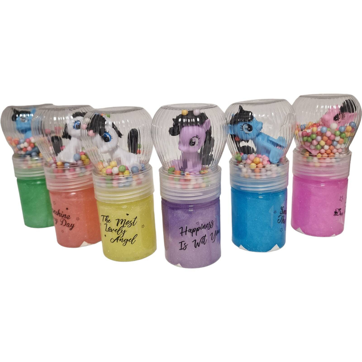 SLIME ZESTAW DO ROBIENIA GLUTÓW BROKATOWA W TUBIE GLUTY + FIGURKA KULECZKI