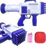 WYRZUTNIA DO BANIEK MYDLANYCH BAŃKI MYDLANE PISTOLET MEGA BAZOOKA + PŁYN