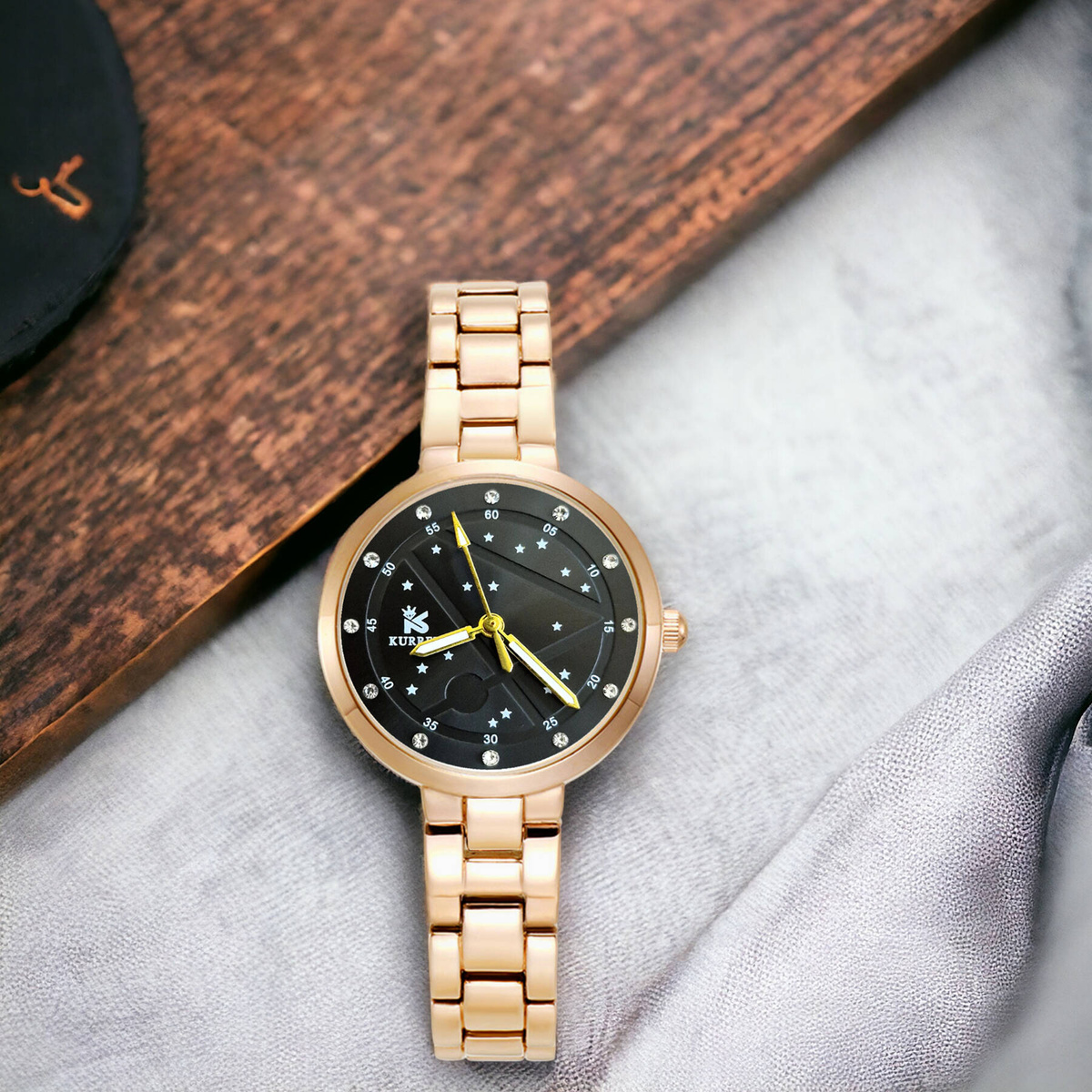 Kurren Złoty Zegarek Damski Synonim Elegancji i Precyzji Idealny na Prezent