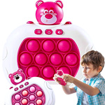 GRA POP IT FAST PUSH ANTYSTRESOWA ZRĘCZNOŚCIOWA BĄBELKI ELEKTRYCZNA KONSOLA
