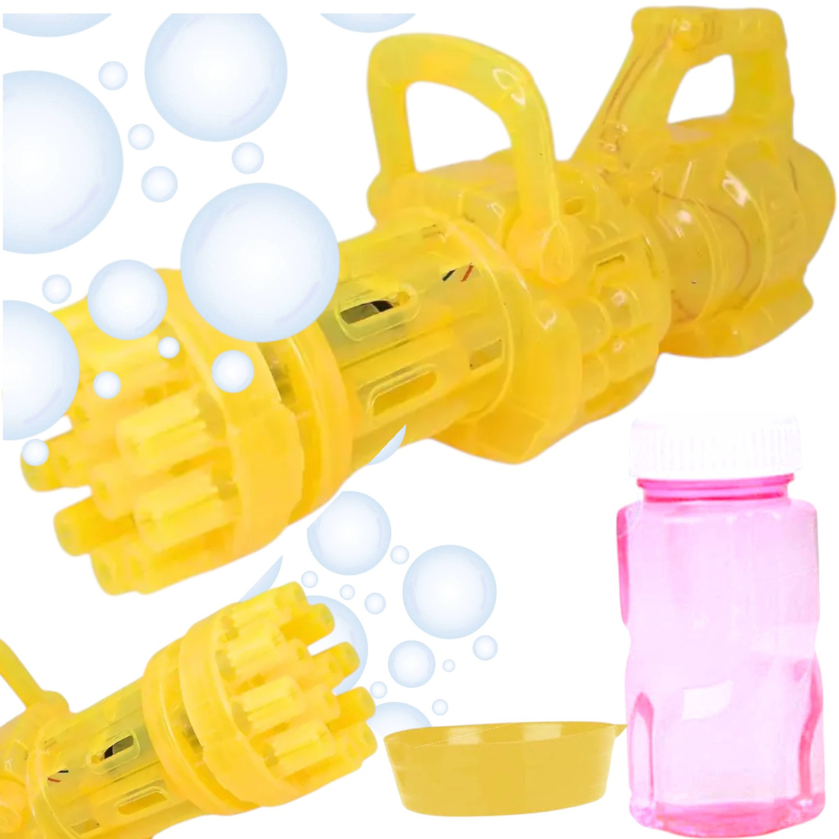 MASZYNKA DO ROBIENIA BANIEK MYDLANYCH PISTOLET WYRZUTNIA BAŃKI MYDLANE PŁYN