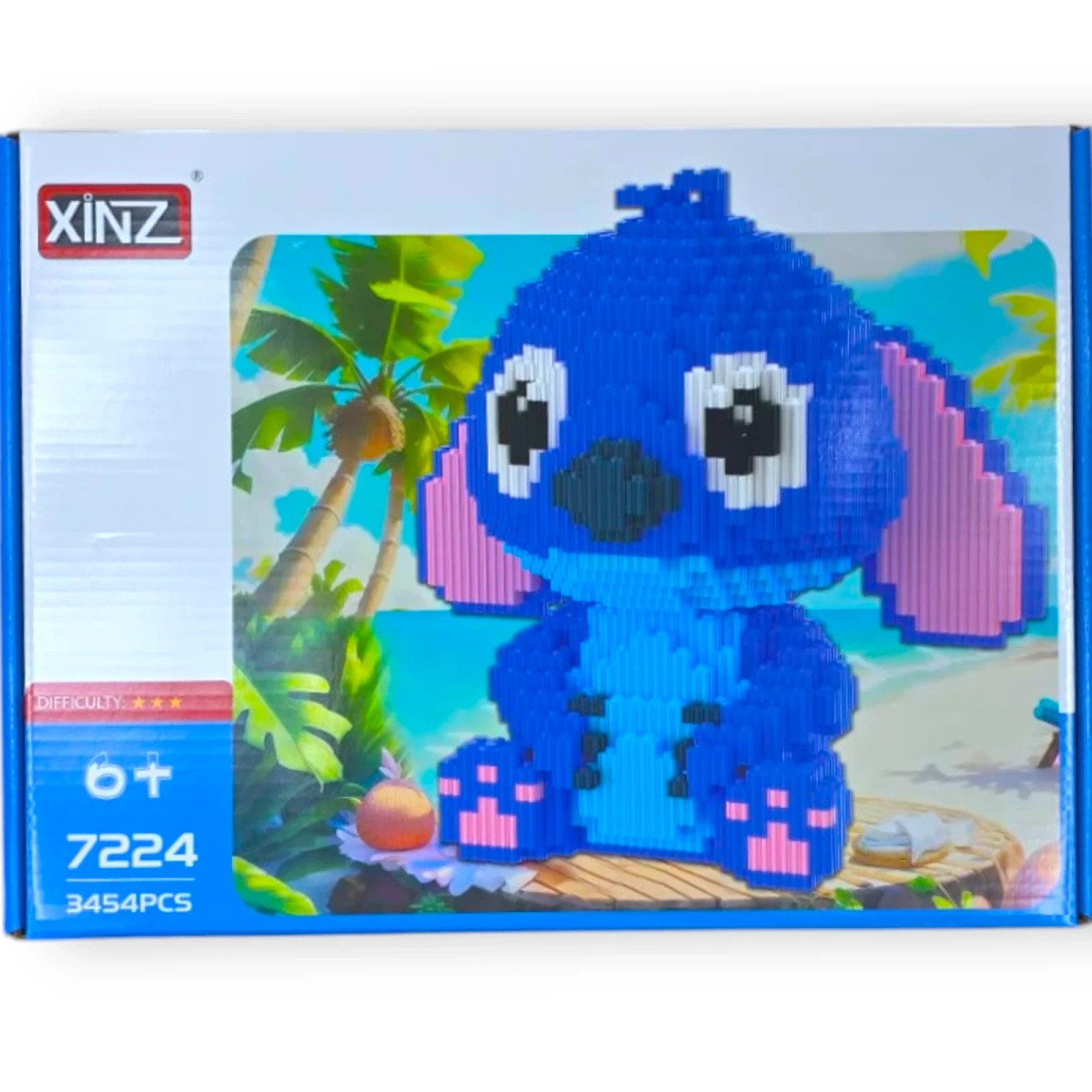KLOCKI KONSTRUKCYJNE LILO I STICH DUŻA FIGURKA STITCH 3636 ELEMENTY ZESTAW