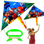 PSI PATROL MEGA DUŻY LATAWIEC DLA DZIECI XXL 130 x 64 CM EKIPA PIESKÓW BAZA