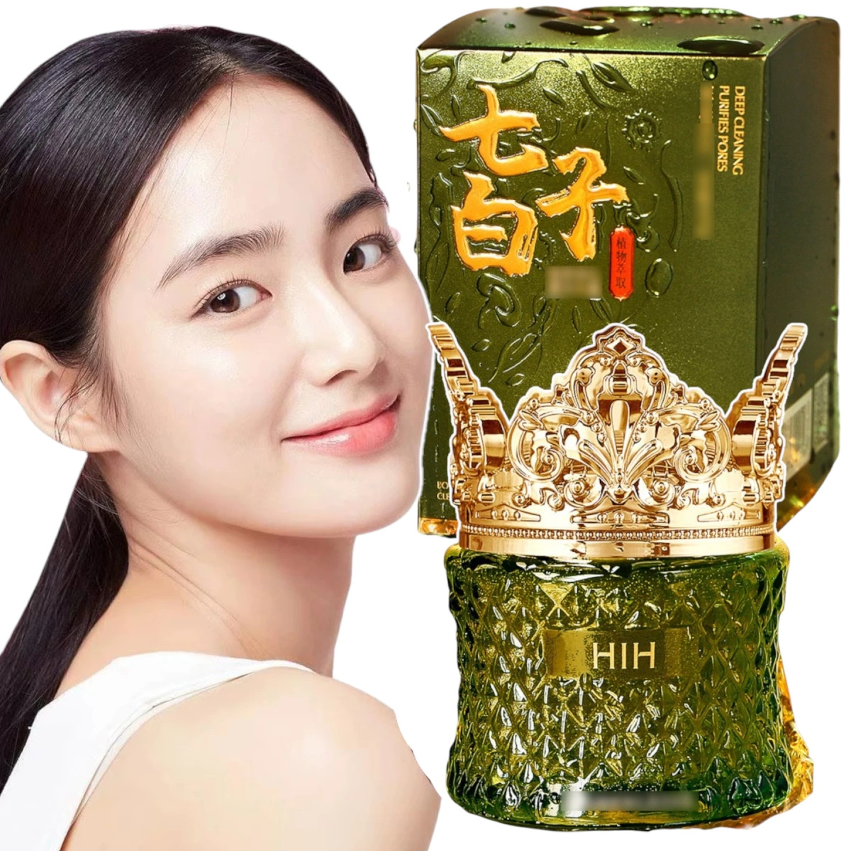 HIH OCZYSZCAJĄCY ŻEL DO MYCIA TWARZY KORONA 100g ODŚWIEŻAJĄCA FORMUŁA