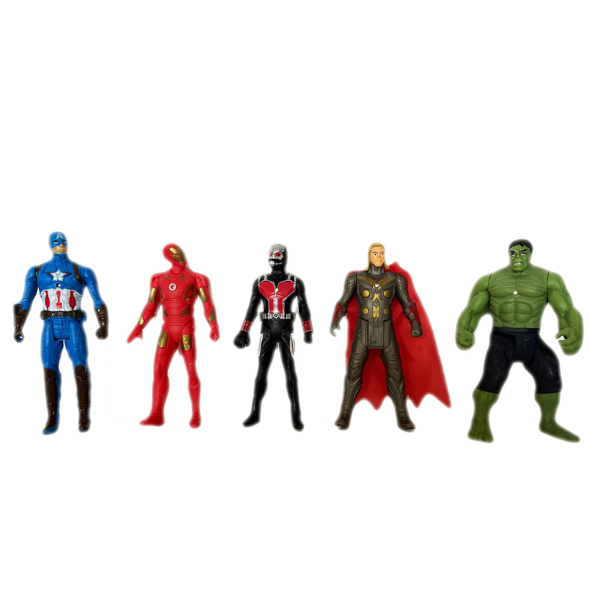 DUŻE FIGURKI AVENGERS HULK THOR AMERYKA IRON 5 SZT FIGURKA DO ZABAWY