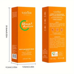 SADOER  NAWILŻAJĄCY KREM DO TWARZY Z WITAMINĄ C 120g ODŻYWIENIE I BLASK