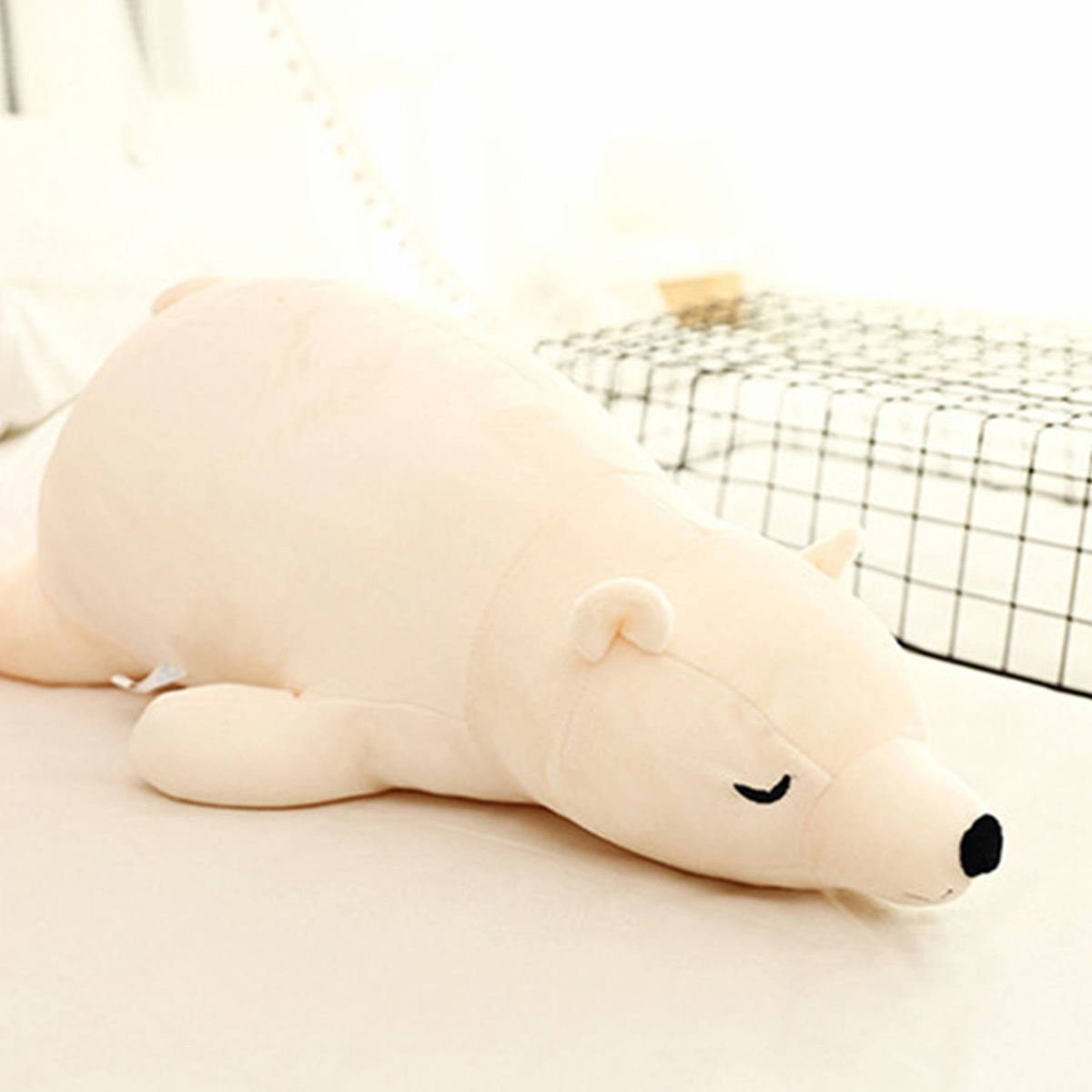 DUŻY PLUSZOWY NIEDŻWIADEK MASKOTKA PODUSZKA MIŚ