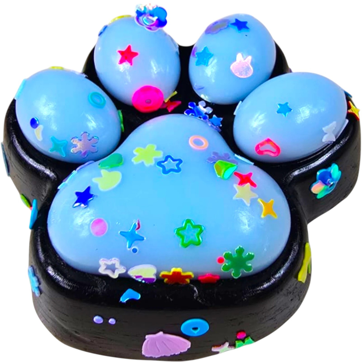 KOCI ŁAPKA GNIOTEK ANTYSTRESOWY SENSORYCZNY FIDGET PSIA  ŁAPA SQUISHY PUSH