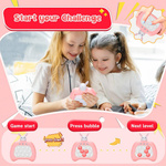 KONSOLA POP IT SŁODKI KRÓLICZEK GRA ELEKTRONICZNA ANTYSTRESOWA 30 POZIOMÓW