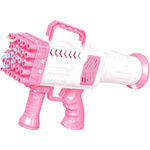PISTOLET NA BAŃKI MYDLANE MASZYNKA WYRZUTNIA BANIEK MYDLANYCH BAZOOKA PŁYN
