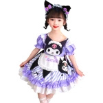 KUROMI STRÓJ DLA DZIEWCZYNKI SUKIENKA NA BAL KOSTIUM PRZEBRANIE roz 130/140