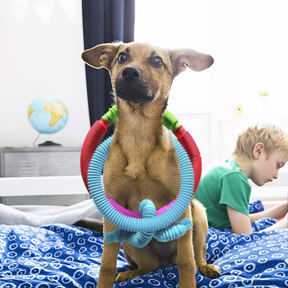 RURKA RURKI RURY SENSORYCZNE ANTYSTRESOWE TUBA ZABAWKA SENSORYCZNA GNIOTEK