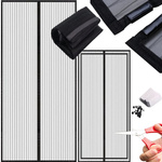 MOSKITIERA NA DRZWI NA TARAS LUB BALKON SIATKA KOMARY MAGNETYCZNA100 x 210