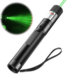 MOCNY WSKAŹNIK LASEROWY LASER POINTER ZIELONY AKU + ŁADOWARKA I NAKŁADKA