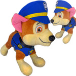 PSI PATROL CHASE PLUSZOWA MASKOTKA 20CM DŹWIĘK ŚPIEWA PRZYTULANKA Z BAJKI