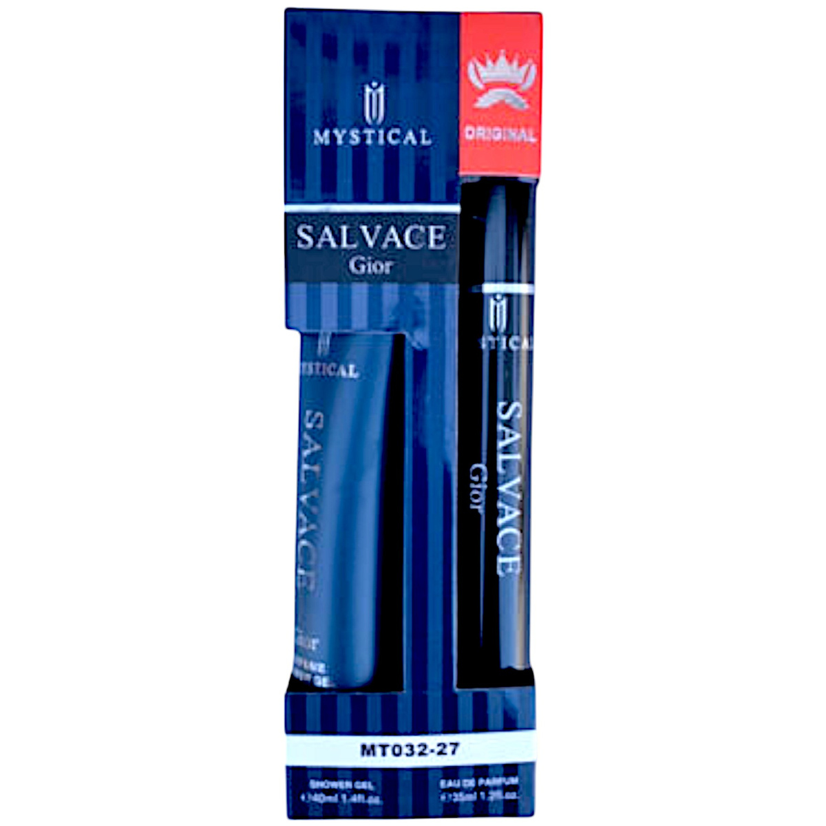 ZESTAW DLA MĘŻCZYZN ŻEL DO MYCIA CIAŁA 40ml + PERFUMETKA 35ml SALVACE GIOR