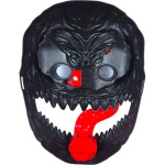 MASKA VENOM ŚWIECĄCA DLA DZIECI ŚWIECI PRZEBRANIE NA BAL KOSTIUM Z JĘZYKIEM