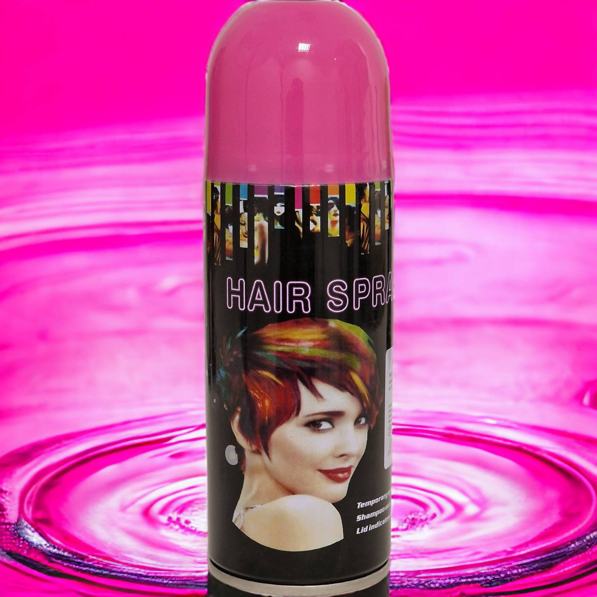 SPRAY DO WŁOSÓW FARBA ZMYWALNA KOLORYZUJĄCA ŻÓŁTA BEZPIECZNA NA IMPREZĘ 