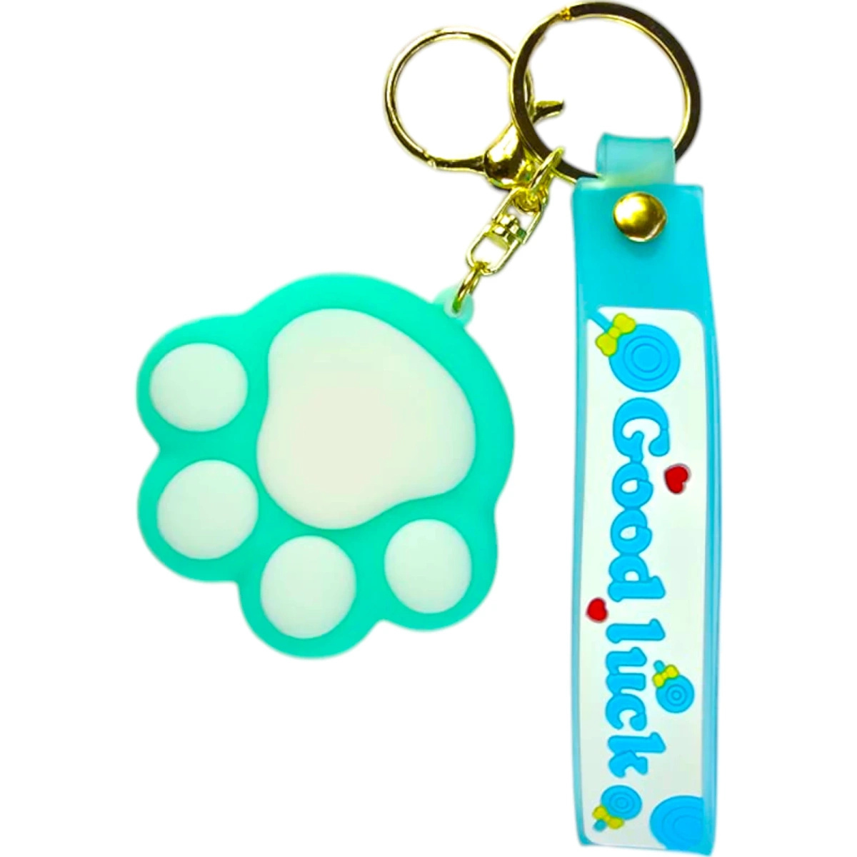 BRELOCZEK DO KLUCZY PSIA ŁAPKA ZAWIESZKA BRELOK WISIOREK KOCIA ŁAPA KOLORY